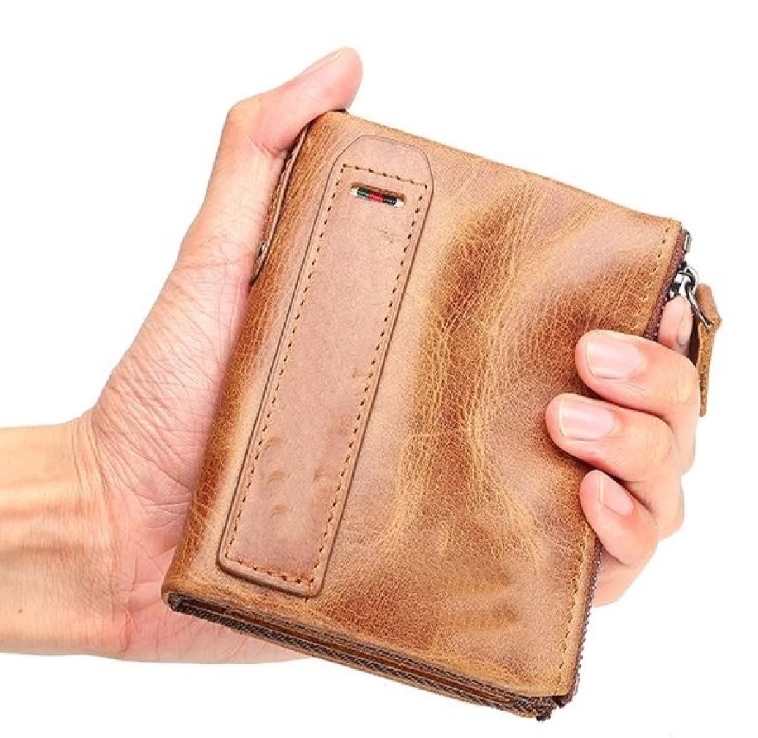 Leather Wallet for Men - Coffee