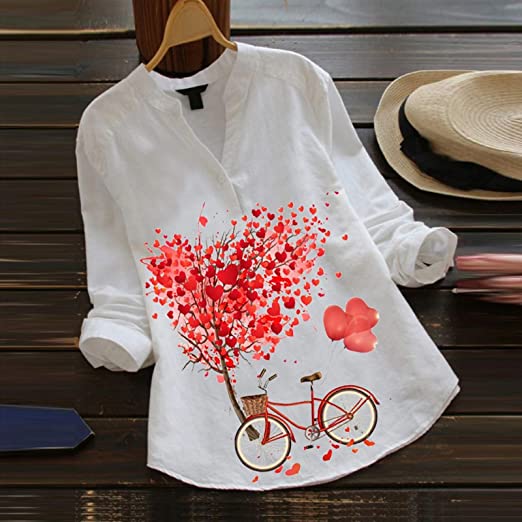 Linen Exclusive Tops for Women - White